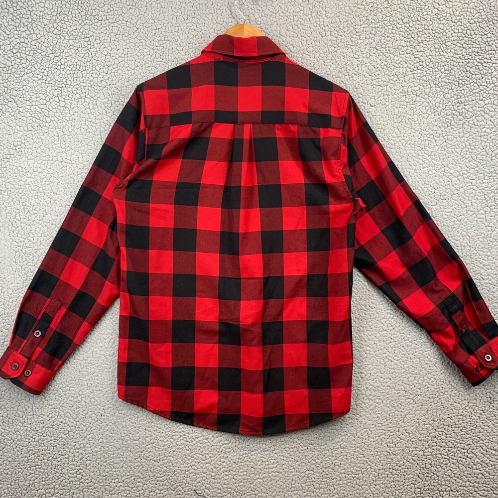 Dixxon Redrum Stephen King's The Shining Red Black Buffalo Plaid Flannel Medium - Picture 4 of 7